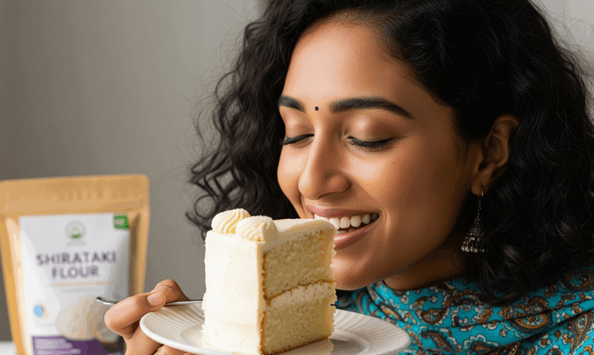 Inch loss cake with Sliminch Shirataki flour & Sliminch monk fruit sweetener