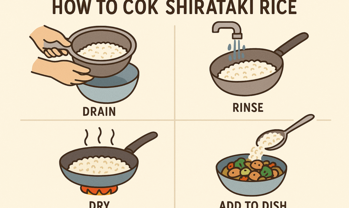 Shirataki cooking method