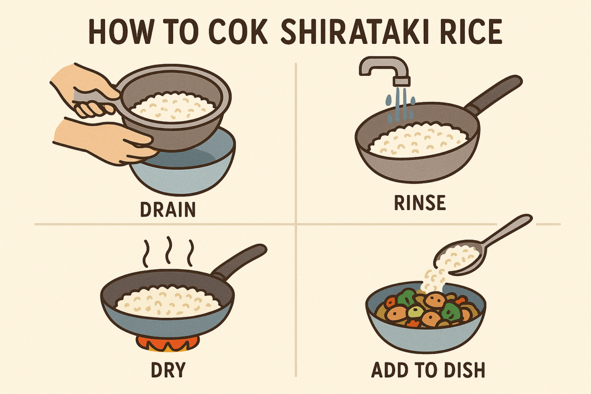 Shirataki cooking method