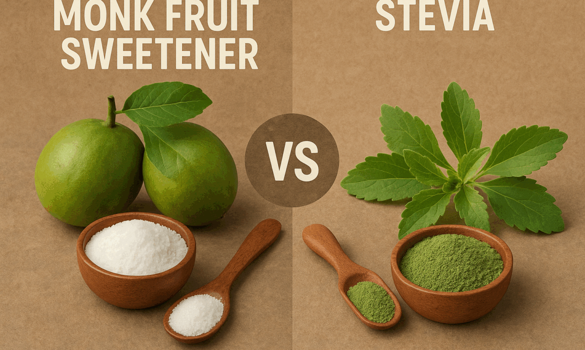 Natural sweetener monk fruit vs stevia
